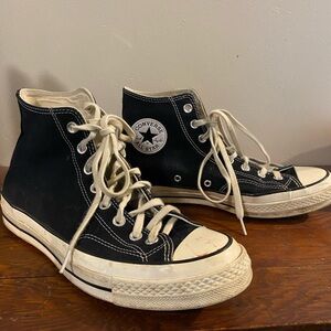 Converse Black and White High-Tops